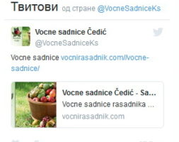 vocne sadnice tviter